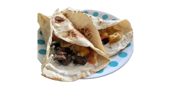 burritos de carne con griego natural sabor que se saborea (5)